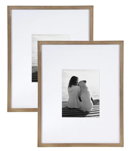 lot 1222 image: Gallery 2Pk Rustic Wood Frames