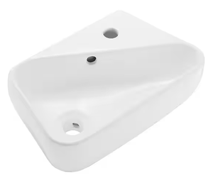 lot 1271 image: Plaisir Ceramic Wall Hung Sink