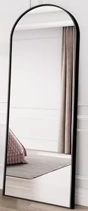 lot 1232 image: Neutypechic Full Length Mirror Black&nbsp