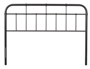 lot 1236 image: Crombie Flat Black Queen Headboard&nbsp