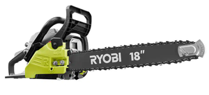 lot 1298 image: Ryobi 18In 38Cc Chain Saw
