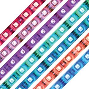 lot 1104 image: Tzumi Aura LED Color Strip Light With Remote And Pre-Programmed Holiday Modes White
