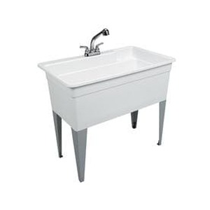 lot 1203 image: Bigtub Utilatub 36-Gallon Floor-Mount Combo Utility Tub&nbsp