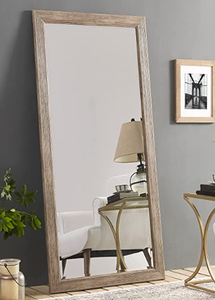 lot 1207 image: Naomi Home Rustic Floor Mirror Natural