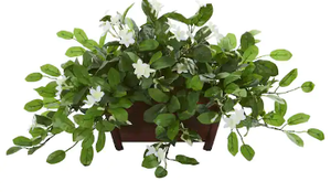 lot 1258 image: Stephanotis Artificial Plant In Decorative Planter