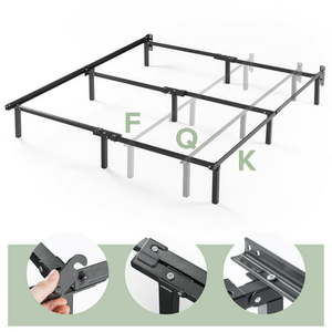 lot 1374 image: Zinus Compack Metal Adjustable Bed Frame FullQueen