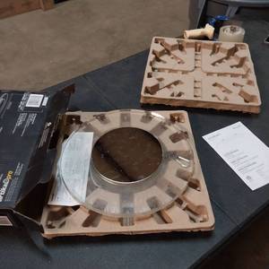 lot 1118 image: Artika Essence Disk LED Integrated Flush Mount