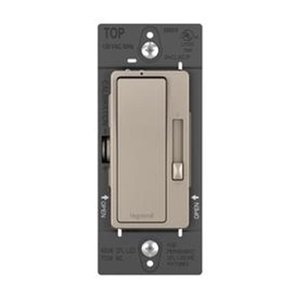 lot 1362 image: Pass &amp Seymour 450 Watts LED CFL Single Pole 3 Way Dimmer Wall Plate