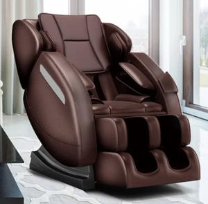 lot 1433 image: Real Relax Deluxe Massage Chair Mm350 Brown