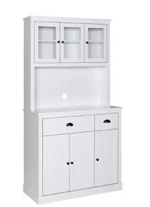 lot 1261 image: 71 in H White Kitchen Storage Pantry Storage Cabinet Closet with Doors and Adjustable Shelves