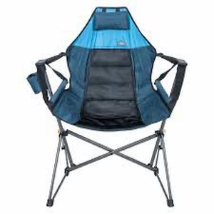 lot 1202 image: Rio Blue Swing Hammock Chair up to 300 Lbs