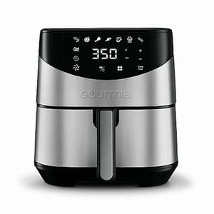 lot 1221 image: Gourmia GAF685 Stainless Steel 6 Quart Digital Air Fryer