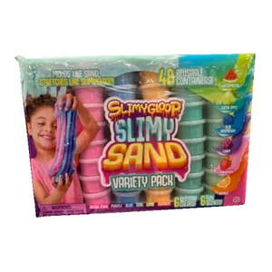 lot 1247 image: SlimyGloop Slimy Sand Variety Pack 48 Count