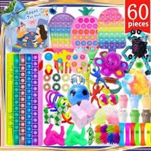 lot 2216 image: 60 Piece Fidget Toy Pack