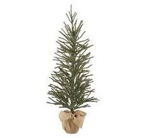 lot 2224 image: North Pole Trading Co. 3ft Iver Pine Artificial Christmas Tree