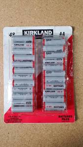 lot 4200 image: Kirkland AA Batteries 47 Pack