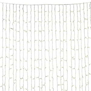 lot 5213 image: OVE Waterfall Curtain String Lights 1200 LED Bulbs with Remote Control