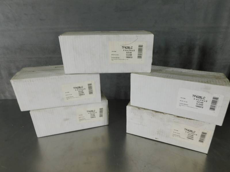 lot 6868 image: Lot of Berry Plastic Folded Food Bags