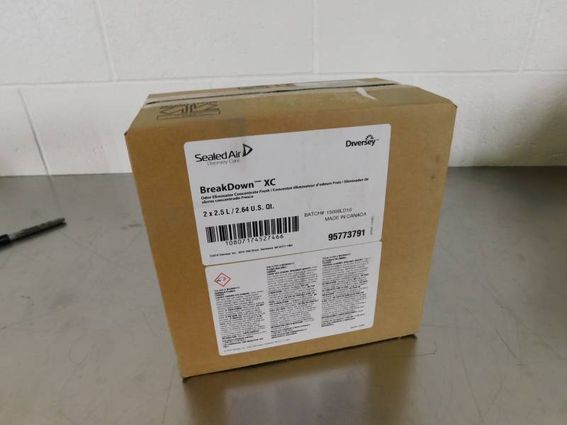 lot 6793 image: Case of Diversy BreakDown XC Concetrate Fresh Odor Eliminator