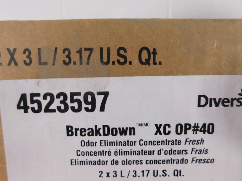 lot 6766 image: Case of Diversy BreakDown Odor Eliminator Concentrate