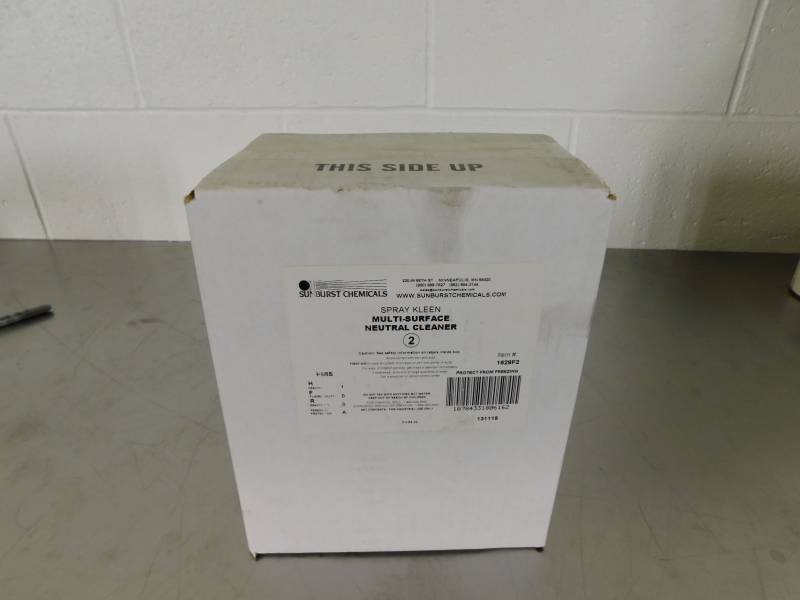 lot 6796 image: Case of Sunburst Chemicals Spray Kleen Multi Surface Neutral Claaner