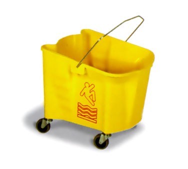 lot 6940 image: 226-3 Continental - Mop Bucket - Splashguard, 26 qt., oval