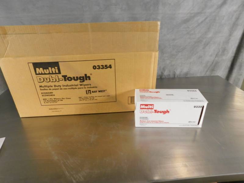 lot 7118 image: Case of Kay West Multi Dubl-Tough Multiple Duty Industrial Wipers