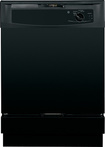 lot 6697 image: GE GSD2100VBB 24 Black Full Console Dishwasher - Energy Star