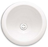 lot 6849 image: American Standard 0571.000.020 Royton Countertop Sink without Faucet Deck, White