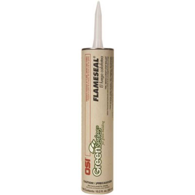 lot 6919 image: Henkel 1017875 OSI GreenSeries 10.2-Ounce Smoke and Draft Stop Sealant FlameSeal Fire