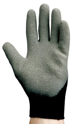 lot 6930 image: G40 Latex Coated Gloves, 8, Greyblack