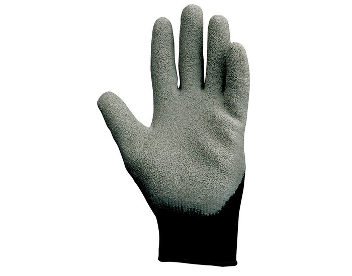 lot 6932 image: G40 Latex Coated Gloves, 10XL, Greyblack
