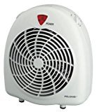 lot 7093 image: Pelonis Heater & Fan 6009001500 W 3 Heat Settings Cool Touch,Off-White