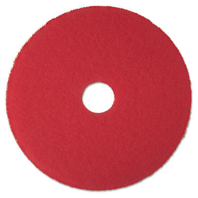 lot 7173 image: 3m Red Buffer Floor Buffing Pads 5100 Low-speed Cleaning 24 5carton mmm08399