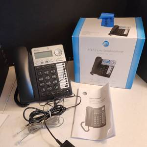 lot 1034 image: AT&T 2 line speakerphone works