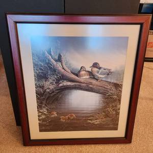 lot 1063 image: Framed print by Sam Timm 26 x 23