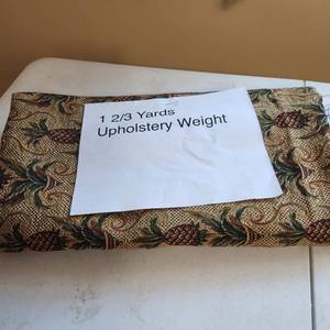 lot 2011 image: 1 23 yards upholstery weight fabric