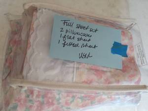 lot 3064 image: Full sized sheet set. See pictures