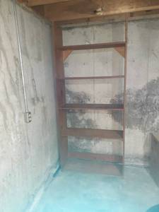 lot 3503 image: Wooden shelf. 84 x 37 x 13. Located in basement. Might need tools, so please bring them