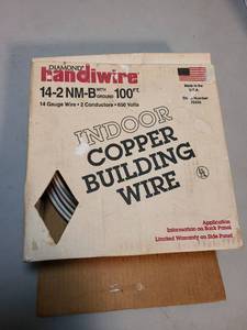 lot 4025 image: Indoor copper building wire, 14 gauge