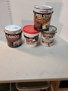 lot 4123 image: Paint, primer, sealer, joint compound