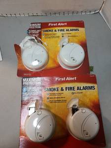 lot 4126 image: First Alert fire and smoke alarms