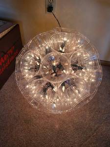 lot 1219 image: Christmas outdoor sparkle ball about 14 diameter