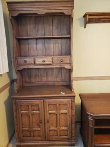 lot 3016 image: Buccaneer cabinet with (3) drawers and bottom storage