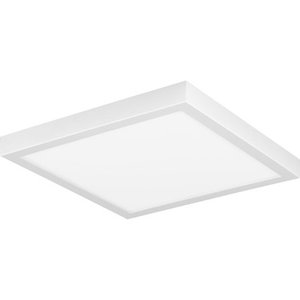 lot 6140 image: Progressive Lighting Everlume Collection White 11 Edgelit Square ceiling light fixture