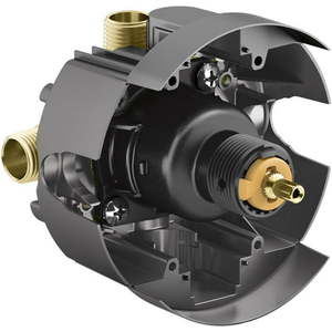 lot 6157 image: Kohler Rite-Temp Pressure-Balancing Valve Body and Cartridge Kit