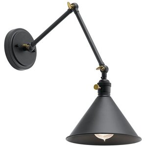 lot 6163 image: Kichler 43115 Ellerbeck 10 Tall Wall Sconce - Black