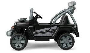 lot 32615 image: Power Wheels Jeep Wrangler Willys Battery-Powered Kids Ride-on Toy Vehicle Black (Reatils $289.00)