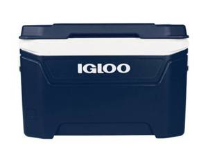 lot 32618 image: Igloo 60 Quart Sunset Roller Cooler