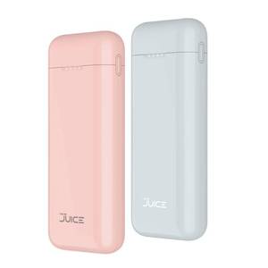 lot 32619 image: Juice TPB7200QC Tech Squared Nano Juice 10K mAh Portable Charger w Qualcomm Quick Charge Assorted Colors (2pk)